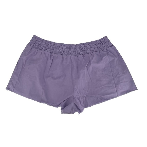 NWT Wild Fable Lavender Rough Hem Elastic Waist Cotton Shorts Size 4X Women’s - Picture 3 of 5